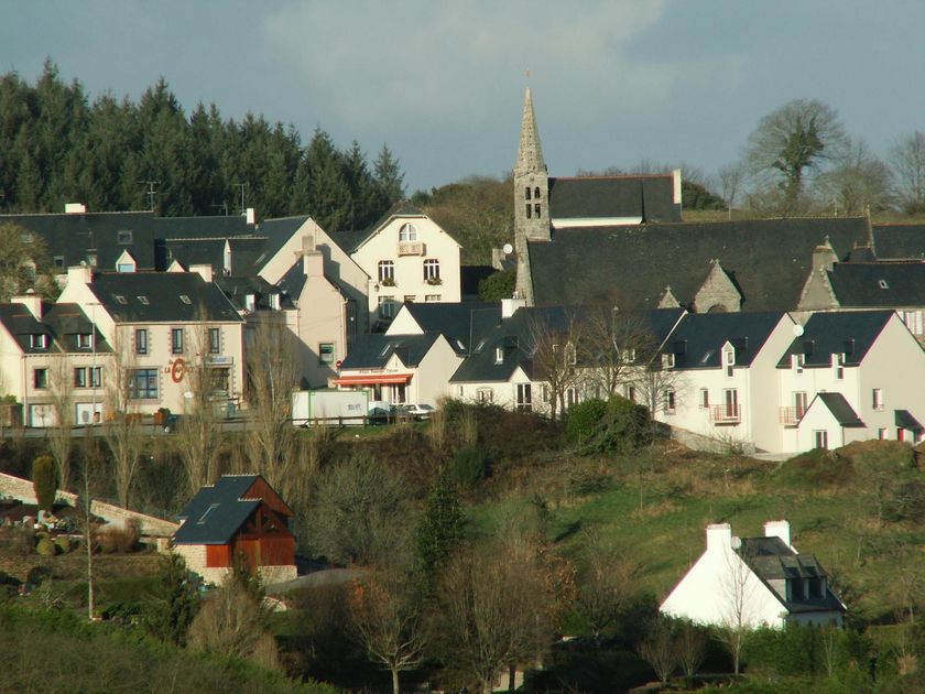 Le bourg d'Ergué-Gabéric