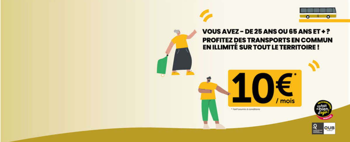 Ur pass bus da 10€ evit ar re yaouank hag an henidi